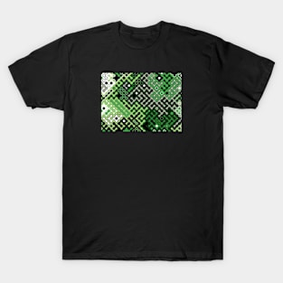 Aromantic Pride Abstract Rounded Circuits T-Shirt